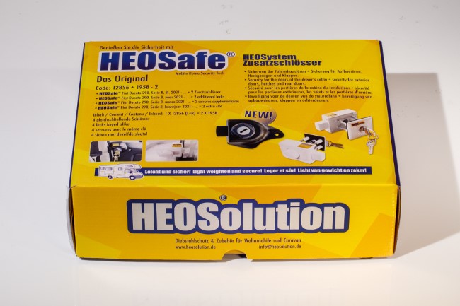 HEOSolution HEOSafe Van Security Paket Fiat Ducato 250 / 290 grau